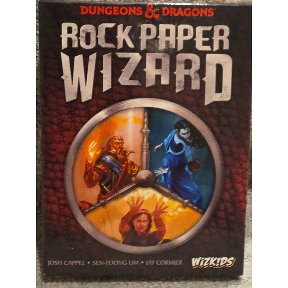 Wizkids Dungeons & Dragons Rock Paper Wizard Game Complete in Box - Picture 2 of 6